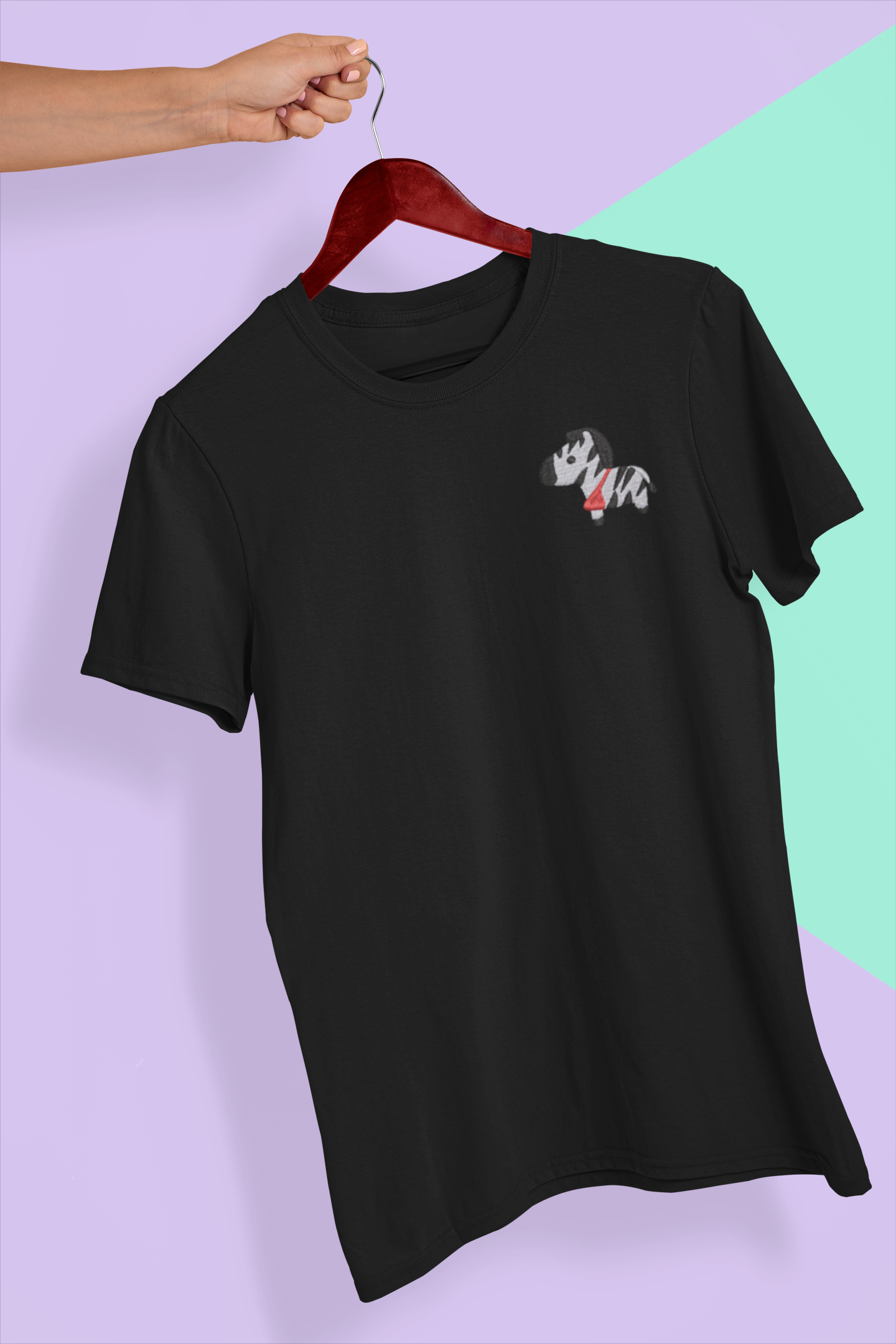 Ze-bra Embroidered Tee