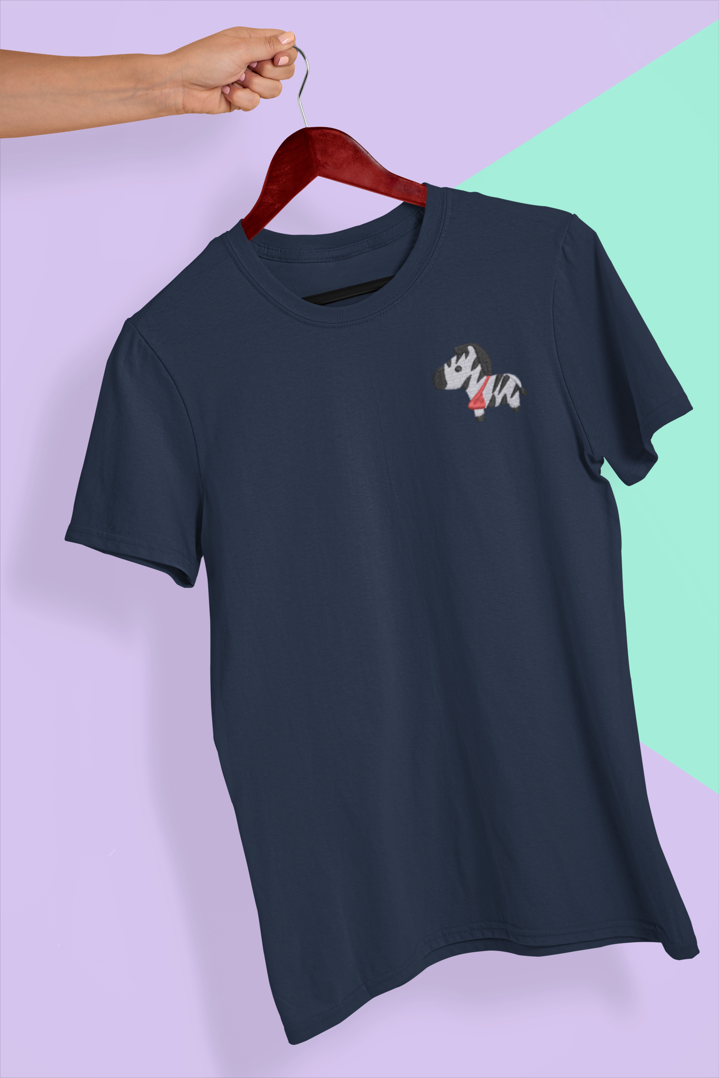Ze-bra Embroidered Tee