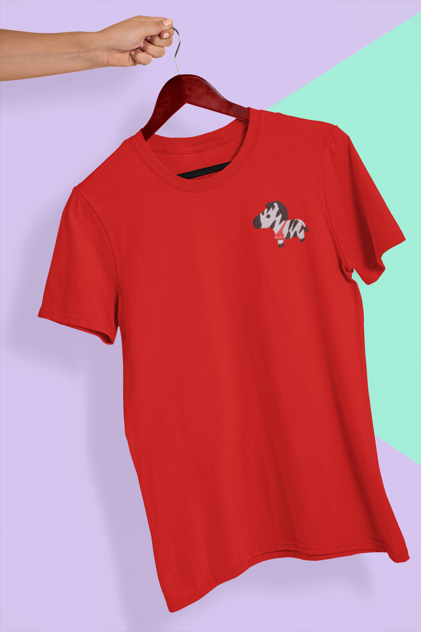 Ze-bra Embroidered Tee