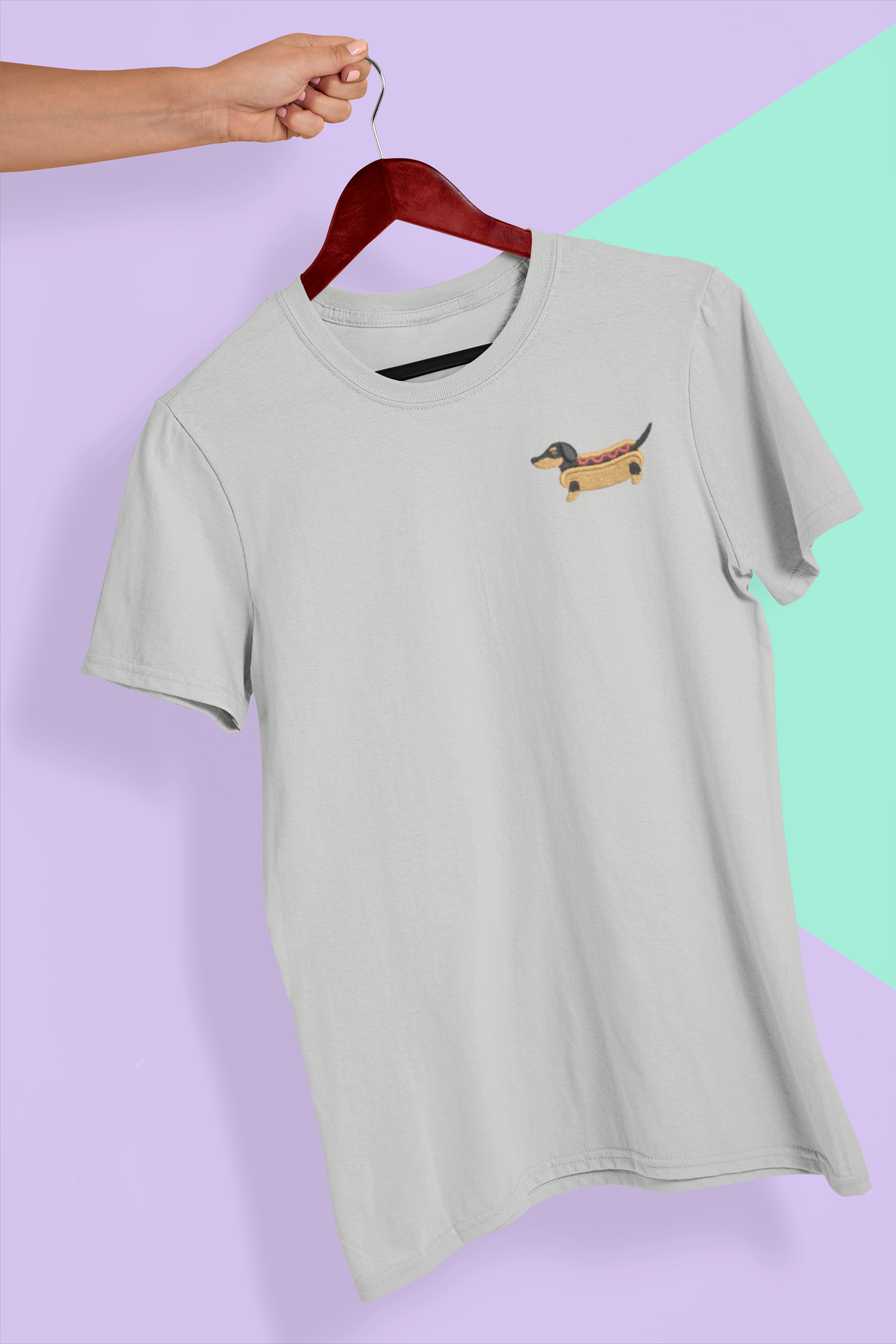 Weenie Dog Embroidered Tee